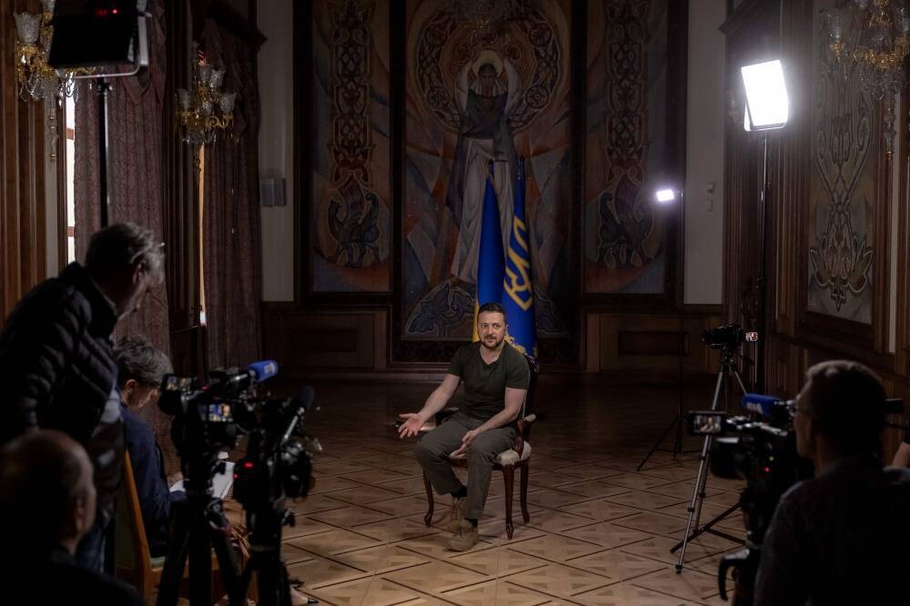 Эксклюзивное интервью президента Украины Зеленского для AFP