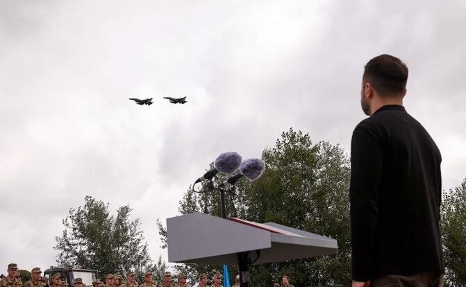 Украина получила первые истребители F-16