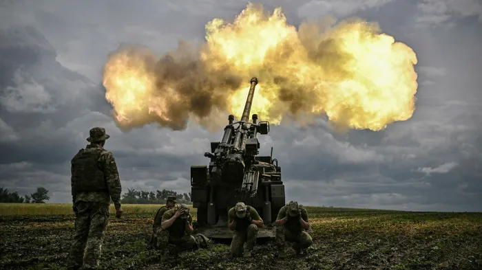 Воздушные силы Украины сбивают российские дроны