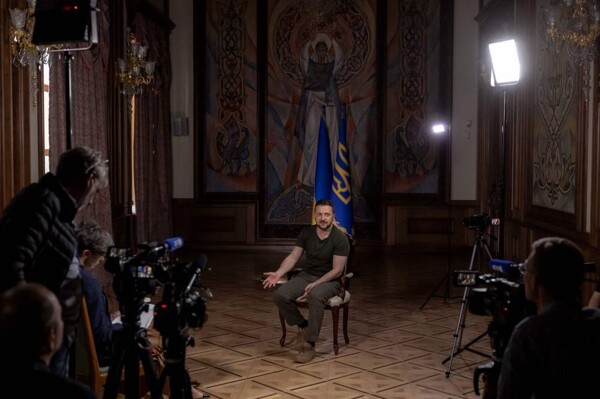 Эксклюзивное интервью президента Украины Зеленского для AFP