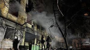 Russian strikes damage Ukraine's energy infrastructure and railway hub near Kyiv