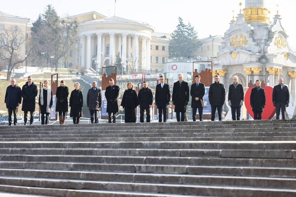 Air Raid Alert in Ukraine as Western Leaders Arrive