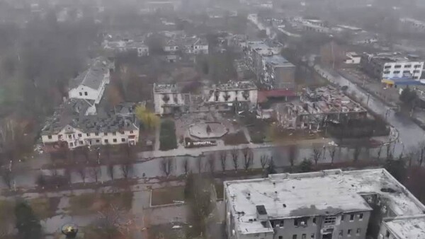 Kyiv's oldest resident wraps herself in layers due to lack of heating