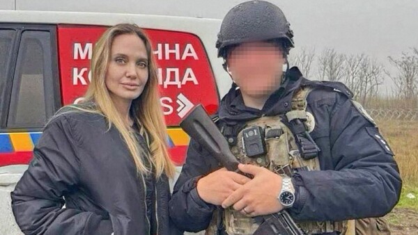 Angelina Jolie Unexpectedly Visits Ukraine